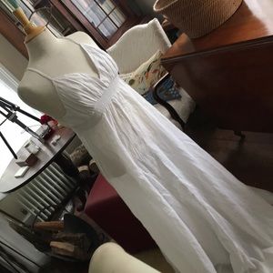 Summer swim coverup maxi dress